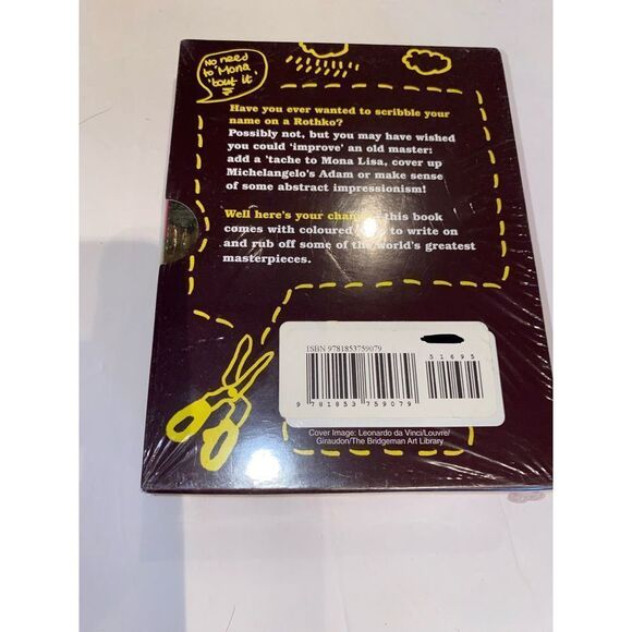 The Deface it yourself art book gag gift art lover graffiti write on pages new s - Picture 2 of 3